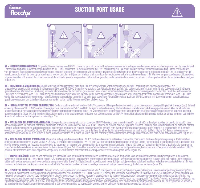 PUR NASAL GASTRIC FEEDING TUBES – SUCTION IFU cover